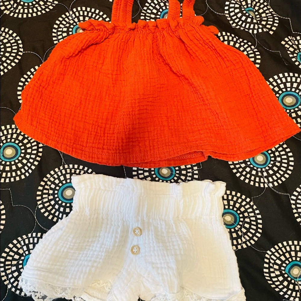 Infant shorts set 12 months